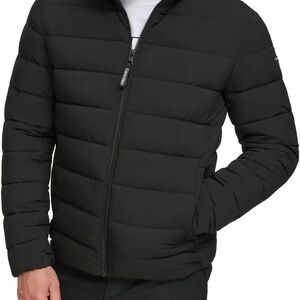 Calvin Klein Men's Black Quilted Puffer Jacket